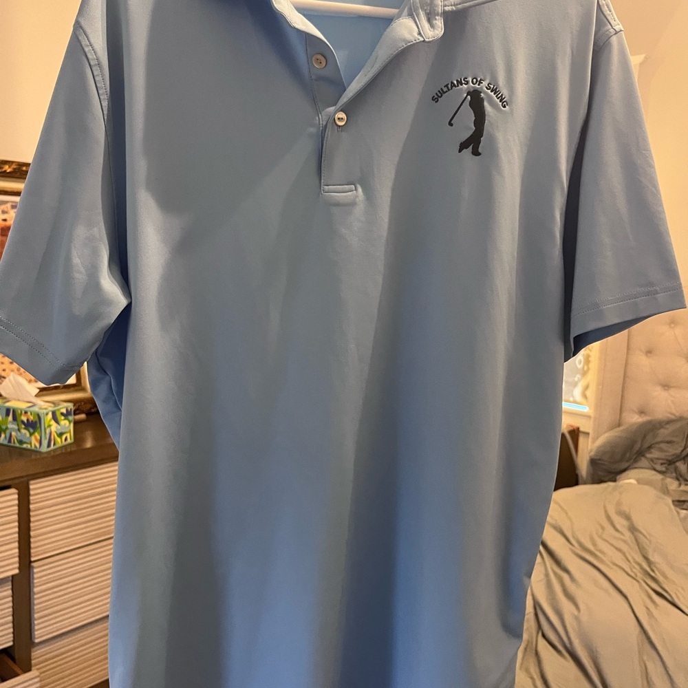 Peter Millar Blue Polo Shirt Classic Style
